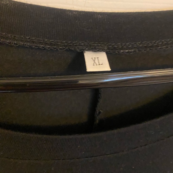 4/$10 Black t-shirt dress, size XL - Picture 6 of 6